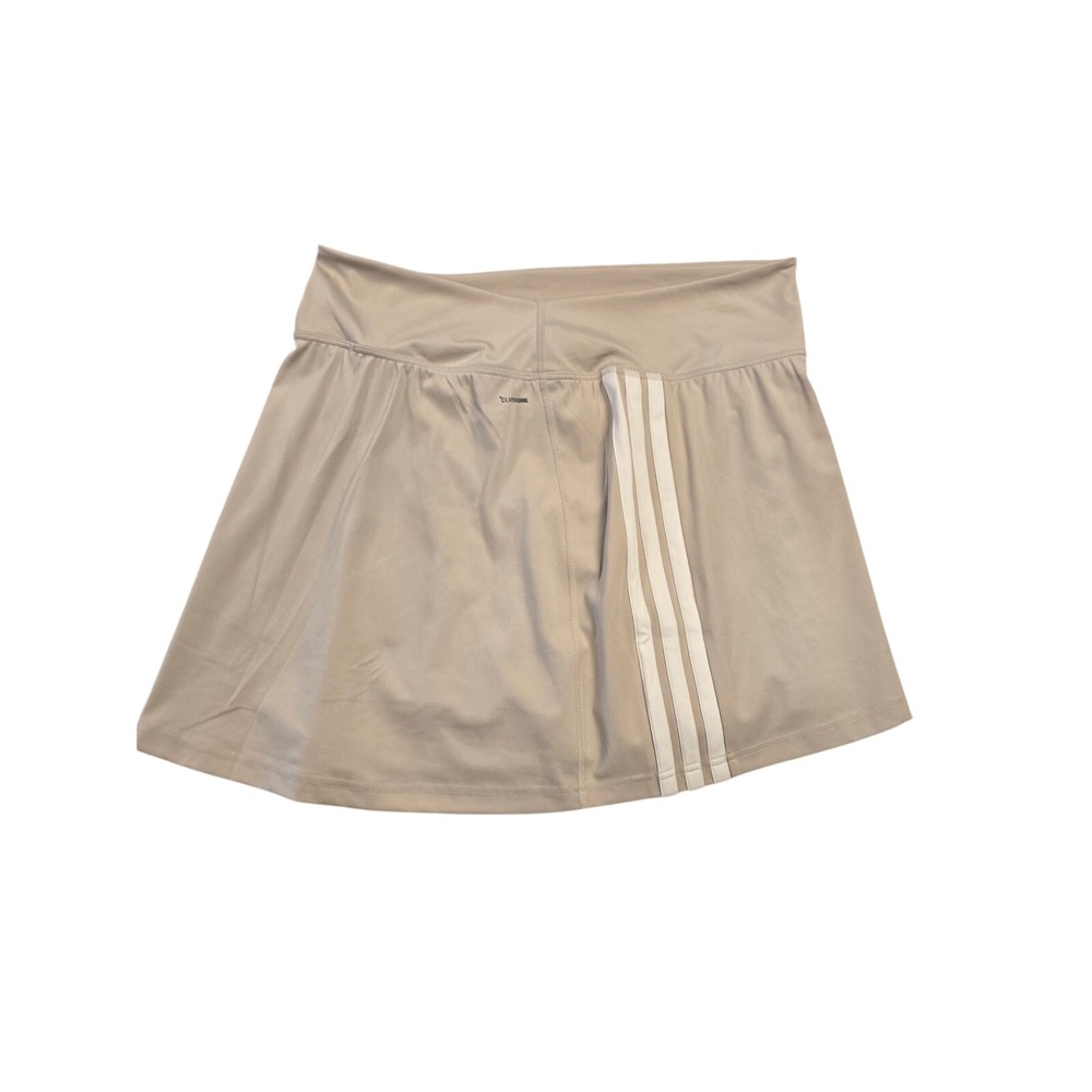 Adidas WE 3S Skort Womens XL Beige Tan Athletic Golf Tennis Skirt NEW